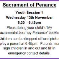 Sacrament of Penance - Youth Session 1